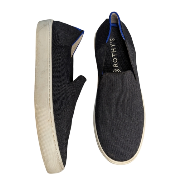 Rothy's Shoes - Navy Woman's Rothys Size 7-8.5 Rothys Original Slip On Sneaker